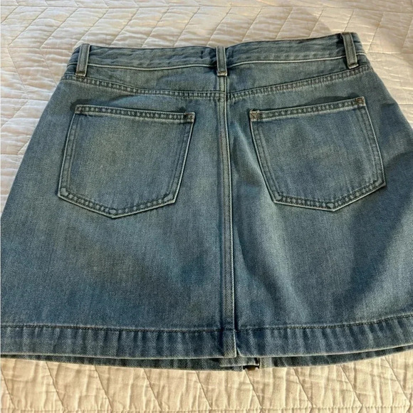 1. State l Zip Front Denim Skirt l 6 - Picture 2 of 5